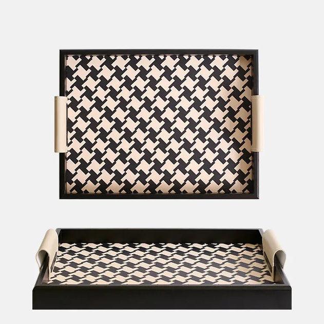 Forma Woven Leather Tray