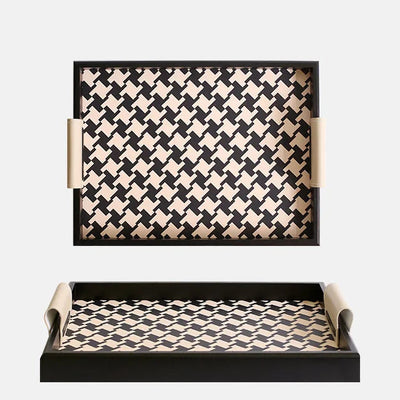 Forma Woven Leather Tray