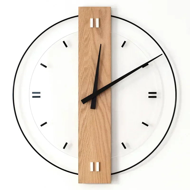 Minimalist Wooden Clock