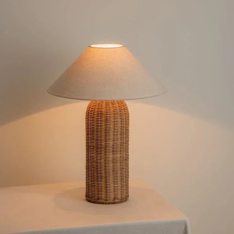 Moda Haven Wicker Lamp Tall