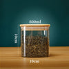 Glass & Bamboo Storage Jars