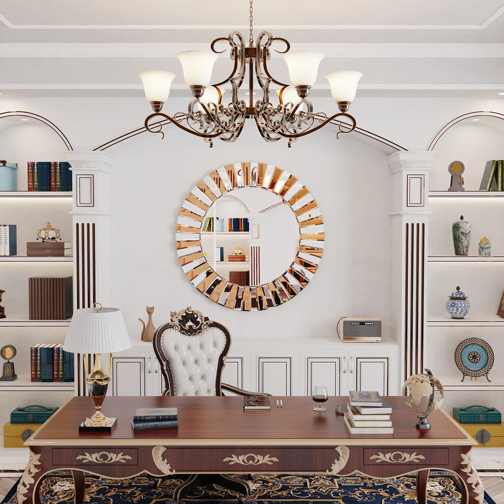 Soho Rose Gold Mirror