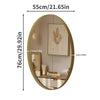 The Mayfair Golden Wall Mirror