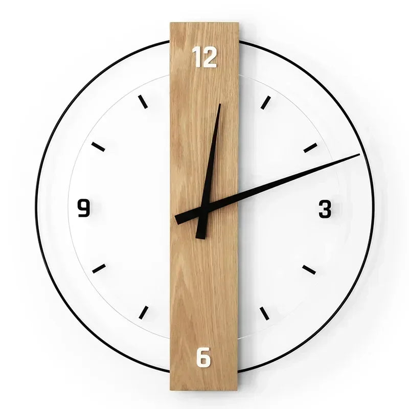 Minimalist Wooden Clock
