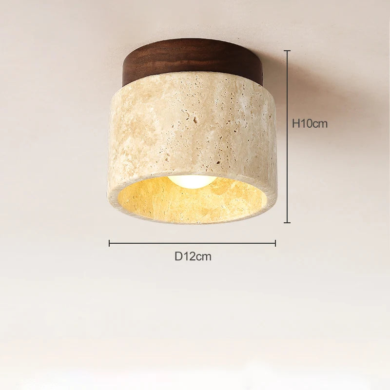 Sora Stone Ceiling Light