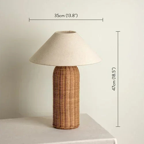 Moda Haven Wicker Lamp Tall