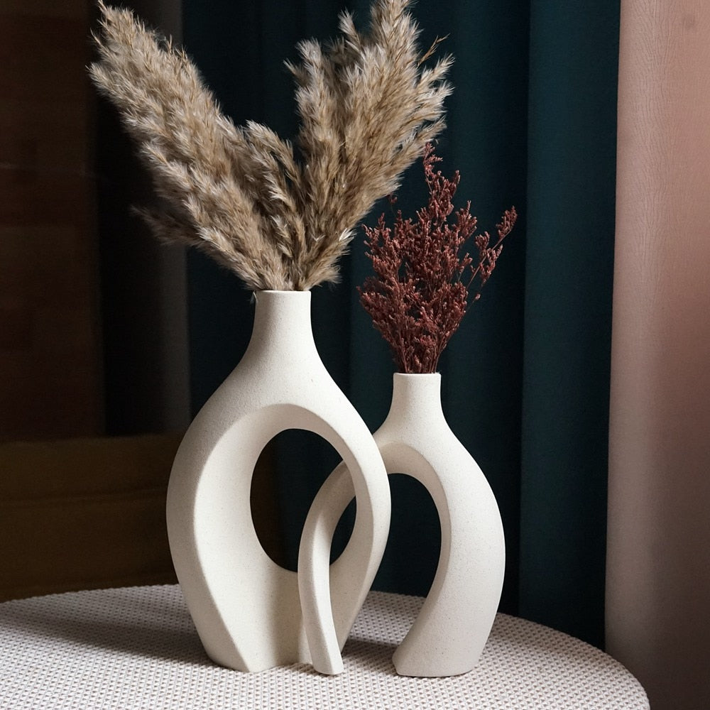 Nordic Elegance Ceramic Vase