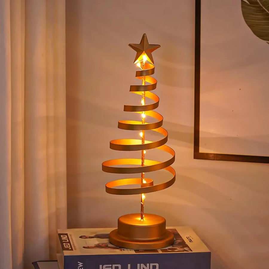 Copper Spiral Christmas Tree