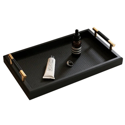 Forma Woven Leather Tray