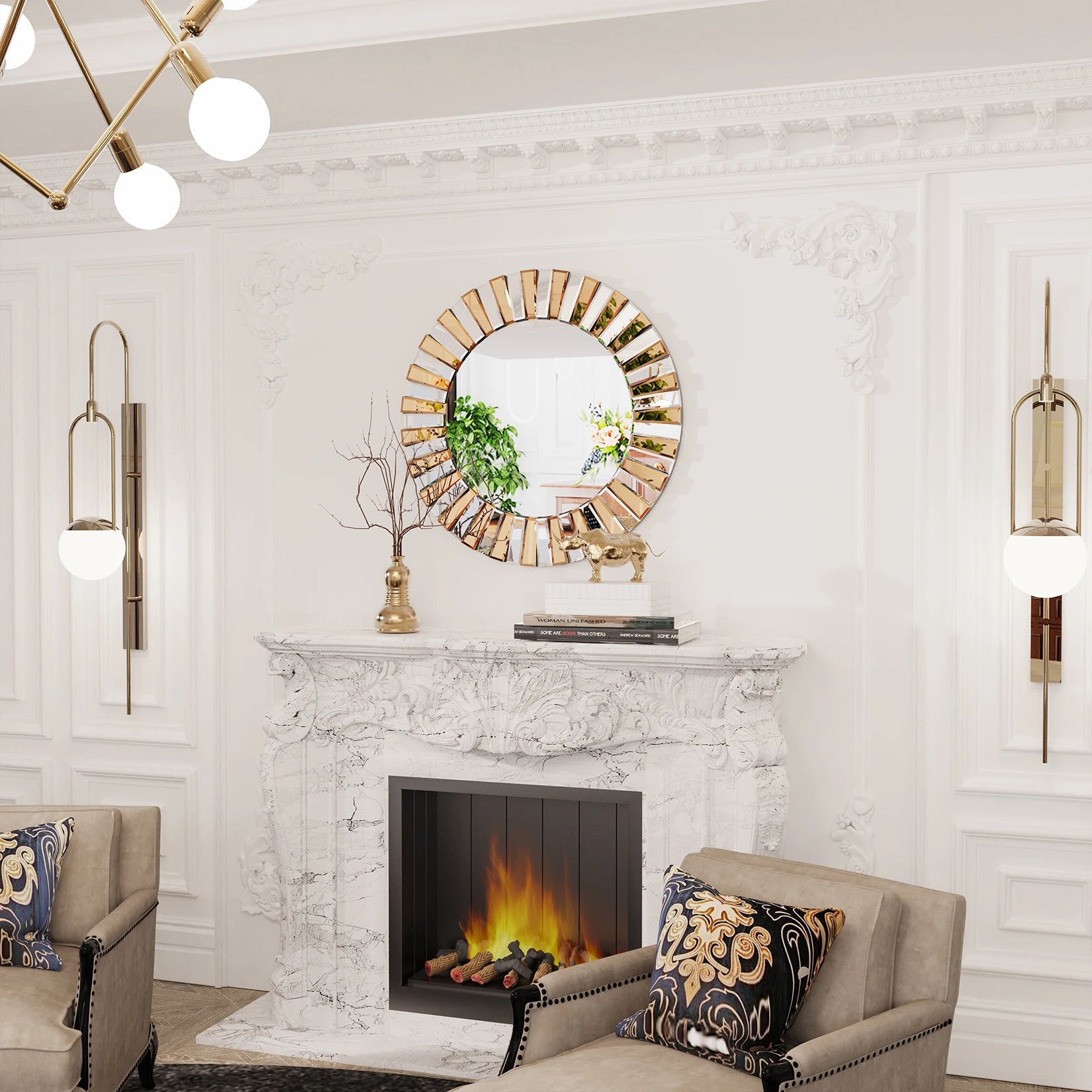 Soho Rose Gold Mirror