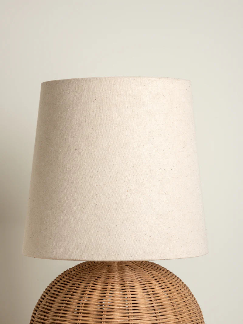 Moda Haven Wicker Lamp Short