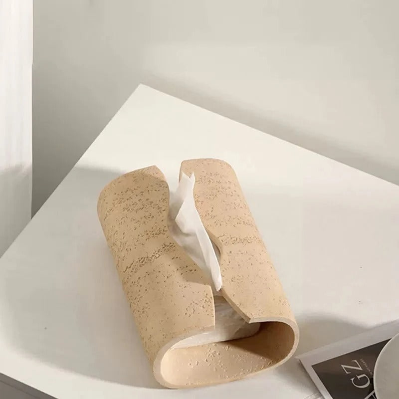 Stone Tissue Box Holder
