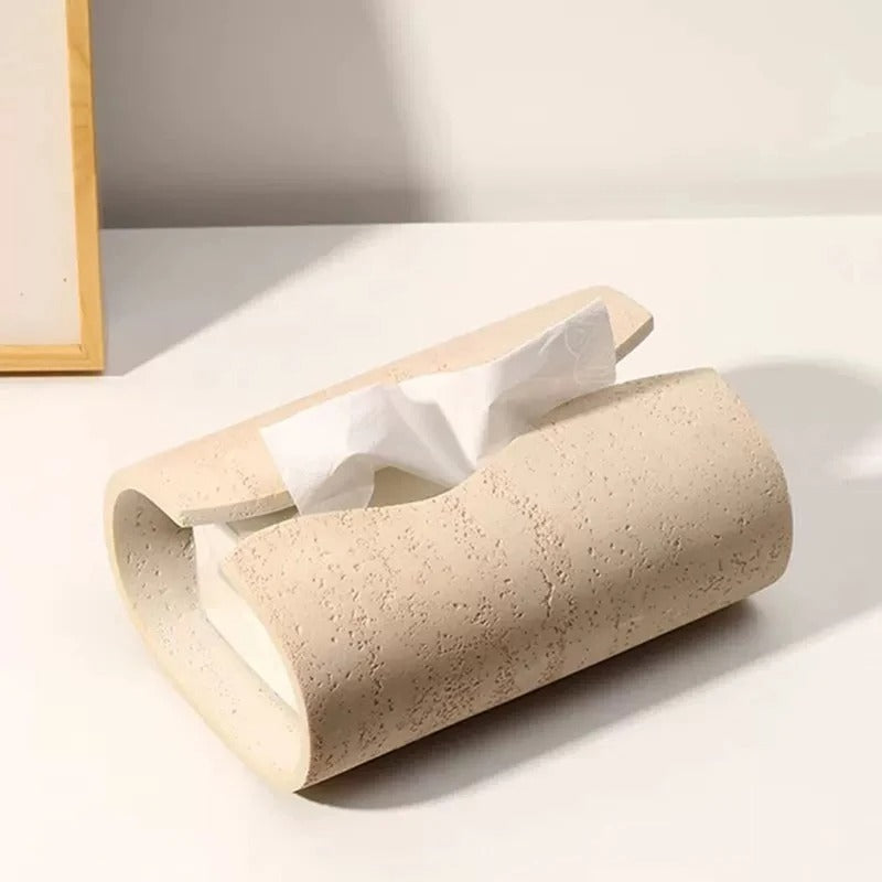 Stone Tissue Box Holder