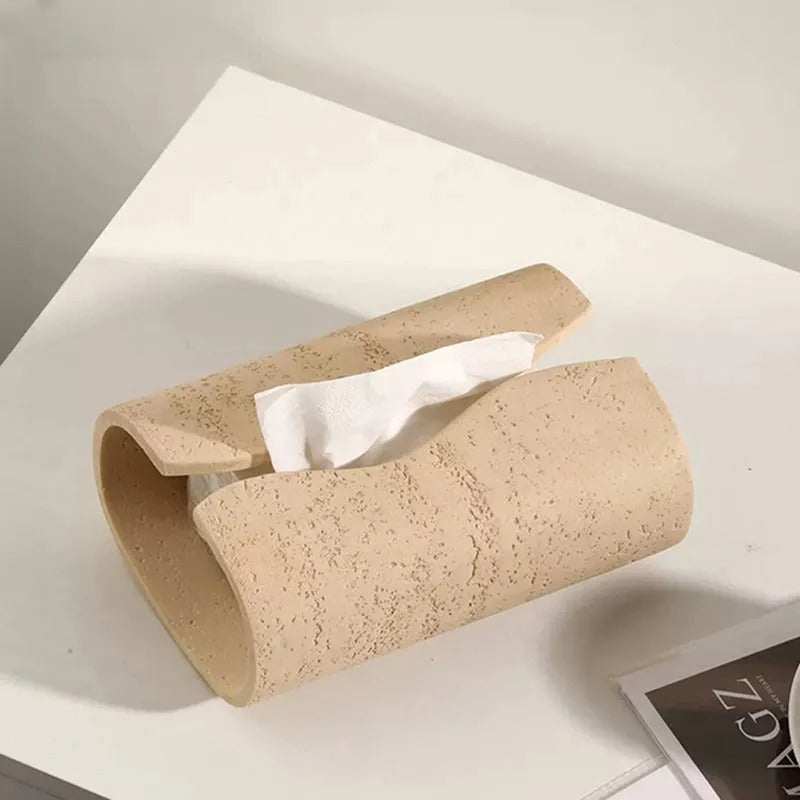 Stone Tissue Box Holder