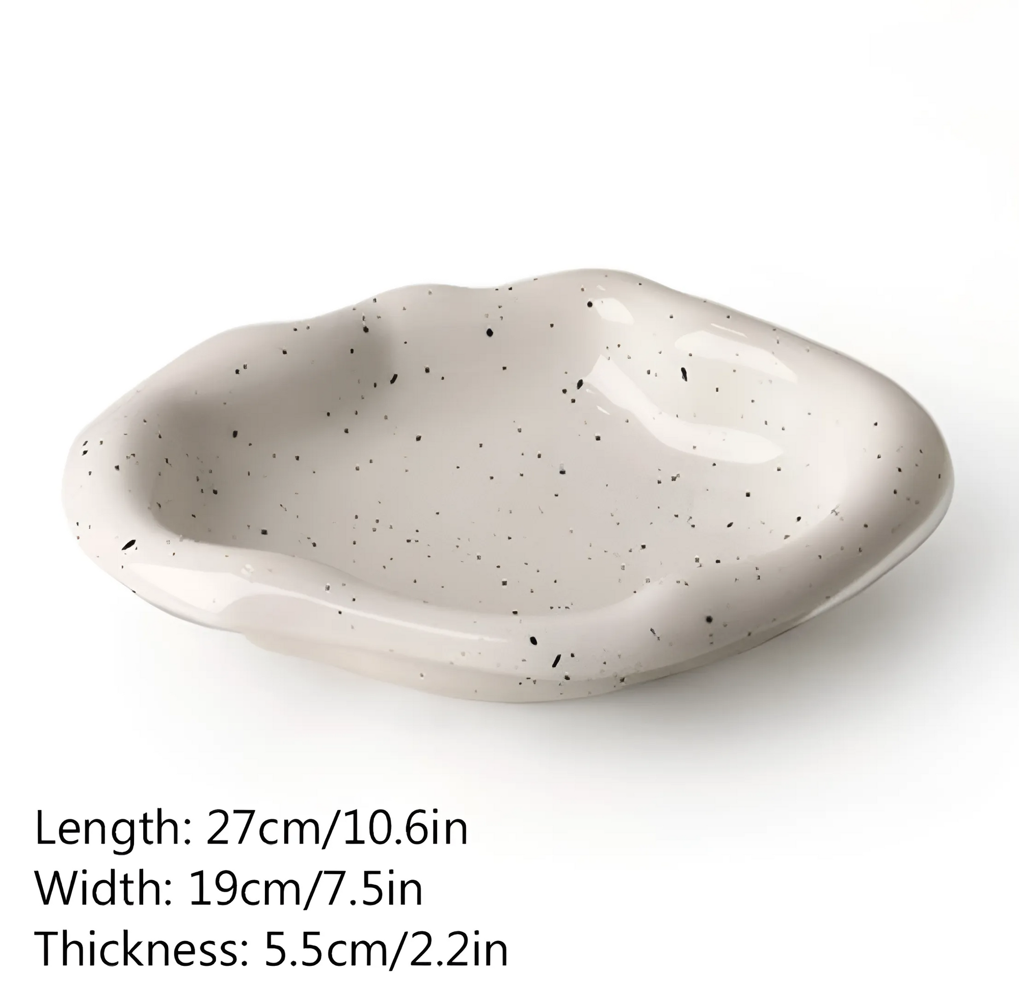 Polka Dot Ceramic Jewellery Tray